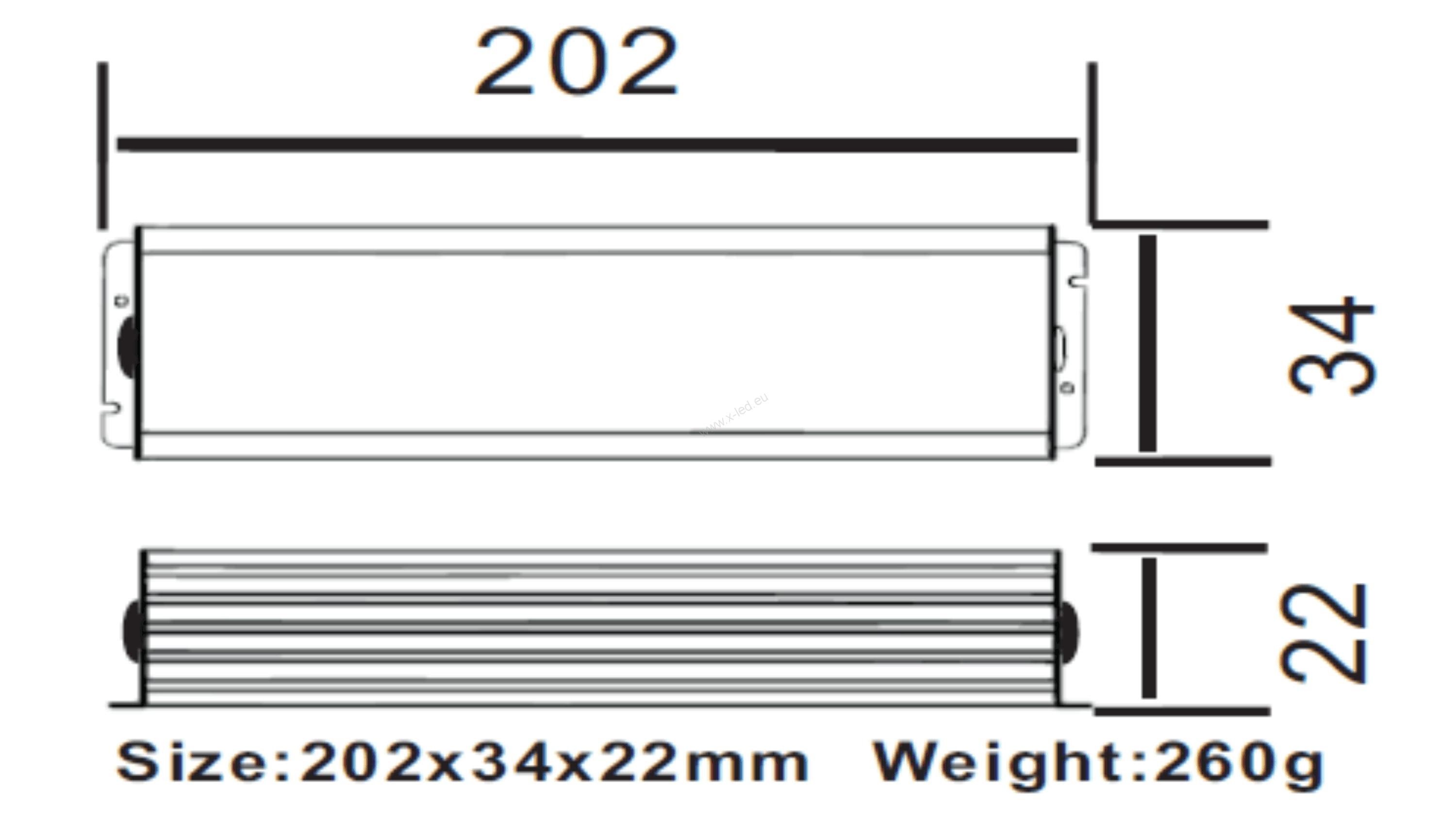 Zdroj s regulací - AC230V/DC12V/2,5A/30W
