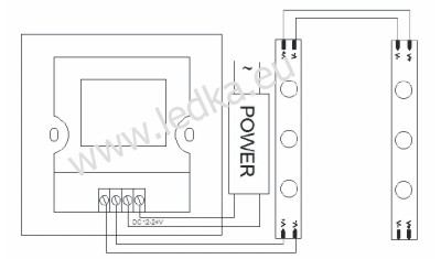 Dotykový stmívač LINEAR DC PWM