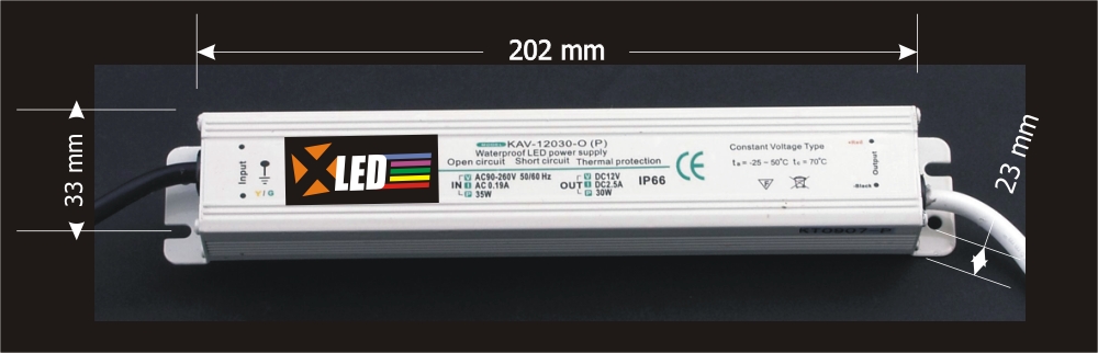 Zdroj - AC230V/DC12V/2,5A/30W