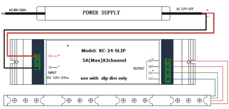 RECEPTOR SLIP DIM  - 1 kanál
