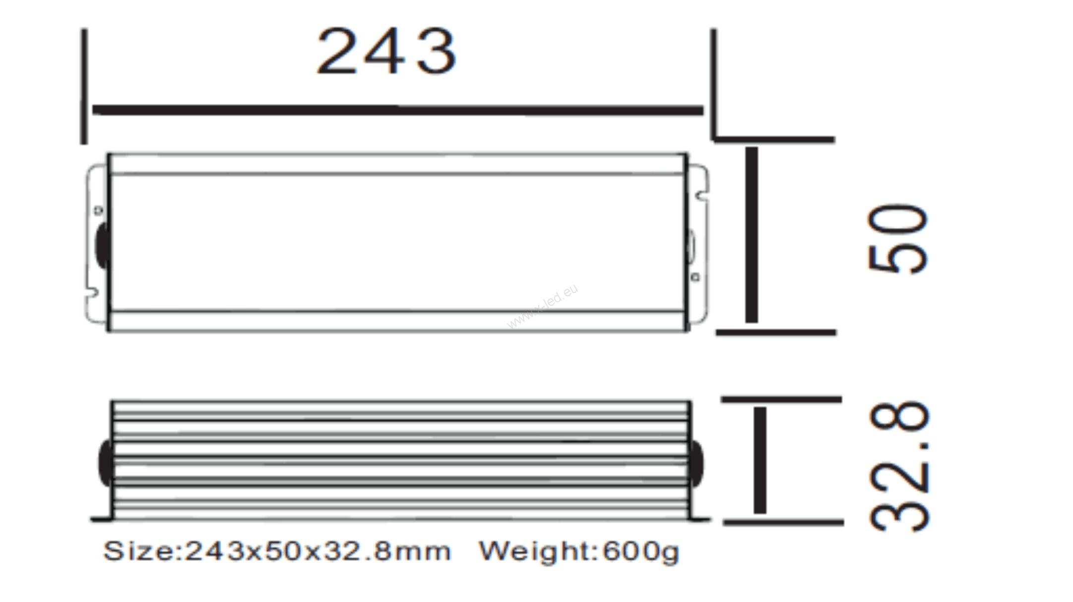 Zdroj s regulací - AC230V/DC24V/2,5A/60W