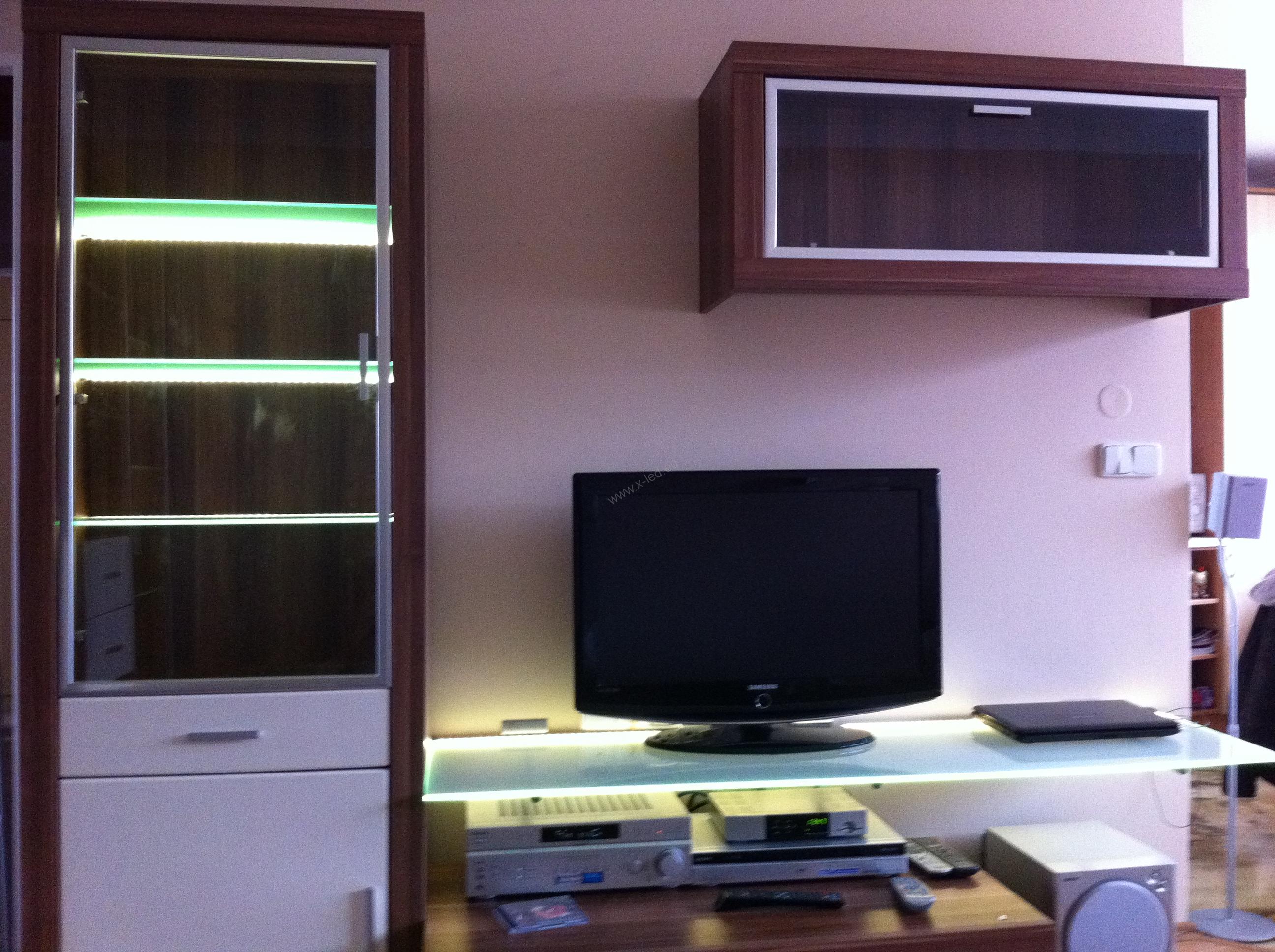 DODATEČNÉ LED osvětlení police - 6-8 mm